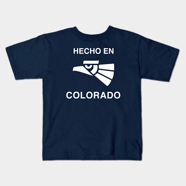 Hecho en Colorado Kids T-Shirt by jrotem